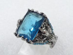 色石　指輪(18.5号)